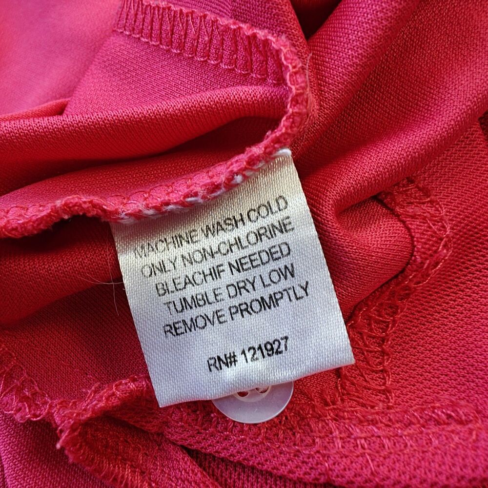Johnnie-O Prep Performance Polo Shirt Men's XL Watermelon Pink Golf Shirt - Picture 7 of 10